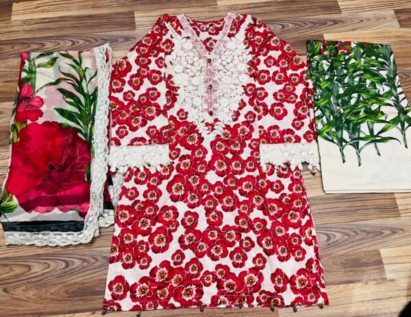 Red Tag RT-15 3 Pcs Luxury Lawn Ready To Wear 2025